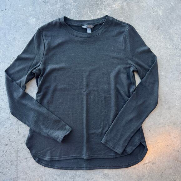 Vintage Tops - Vintage Y2K Banana Republic Luxespun Long Sleeve Basic Black Women's Small